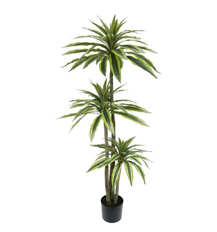 faux potted dracaena plant