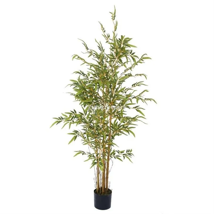 tall artificial bamboo plant