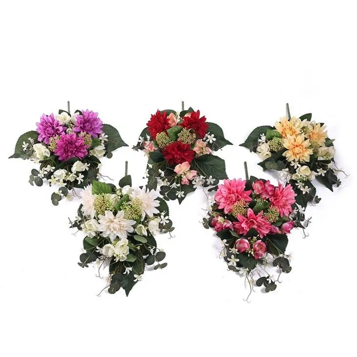 diy bridal bouquet fake flowers
